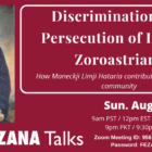 Discrimination and persecution of Iranian Zoroastrians: The FEZANA Talks #7